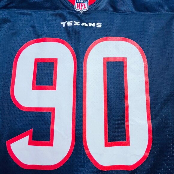 Houston Texans NFL Pro Line 90 Jersey 4XL Navy Blue Polyester - Picture 9 of 16